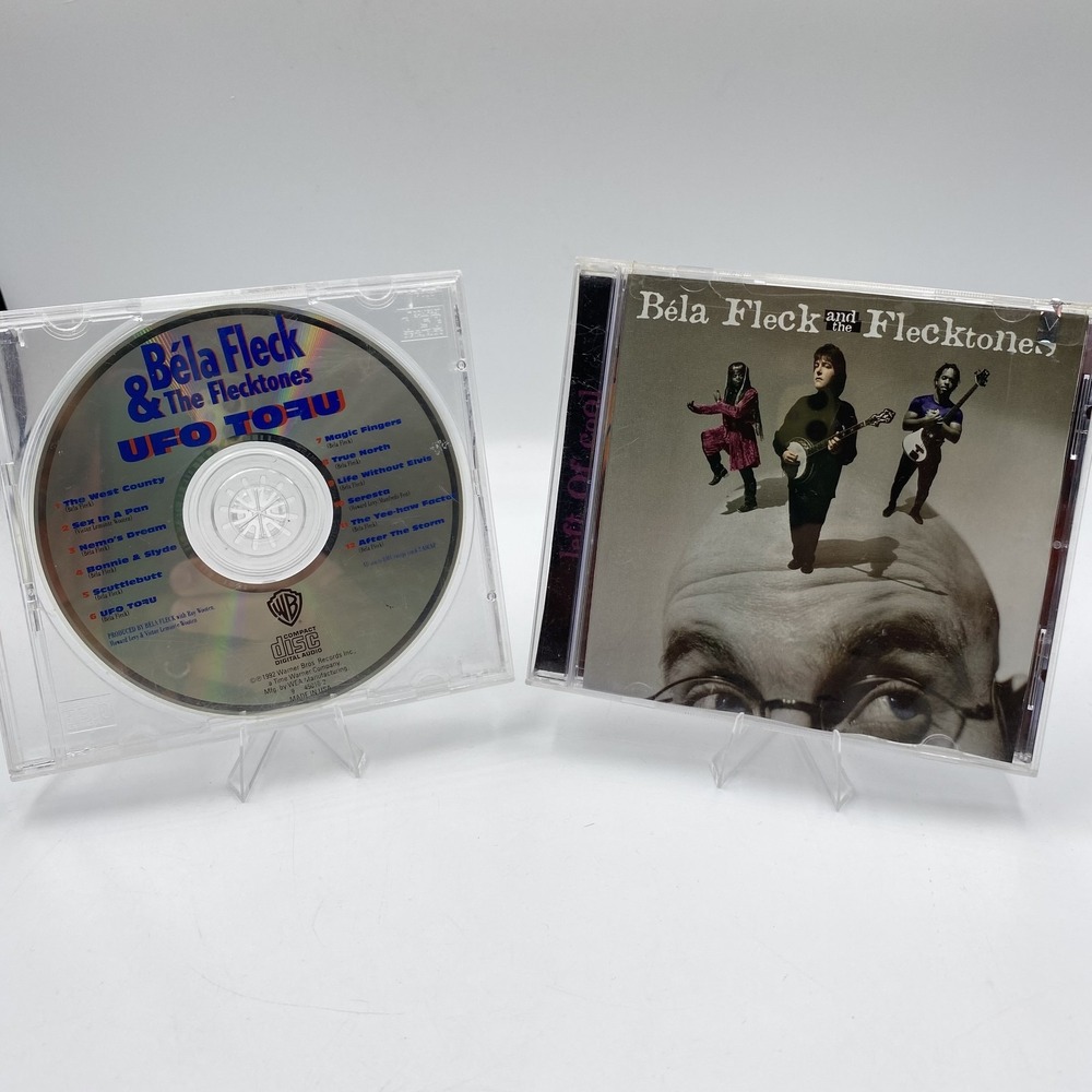Bela Fleck & The Flecktones CD Lot Left Of Cool UFO TOFU Jazz Fusion Banjo 1990s